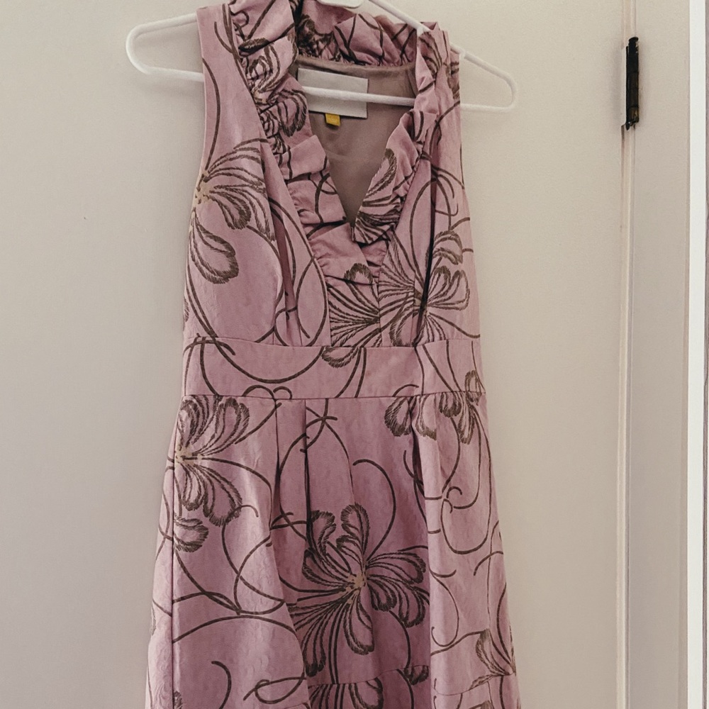 Anthropologie Ruffle Dress